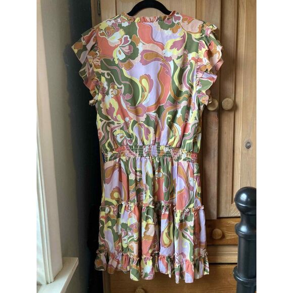 Show Me Your Mumu | Show Me Your Dreams Smocked Waist Mini Dress | XXL - Picture 5 of 6